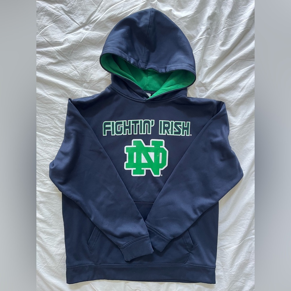 Notre Dame Fighting Irish Hoodie, Youth Size Large